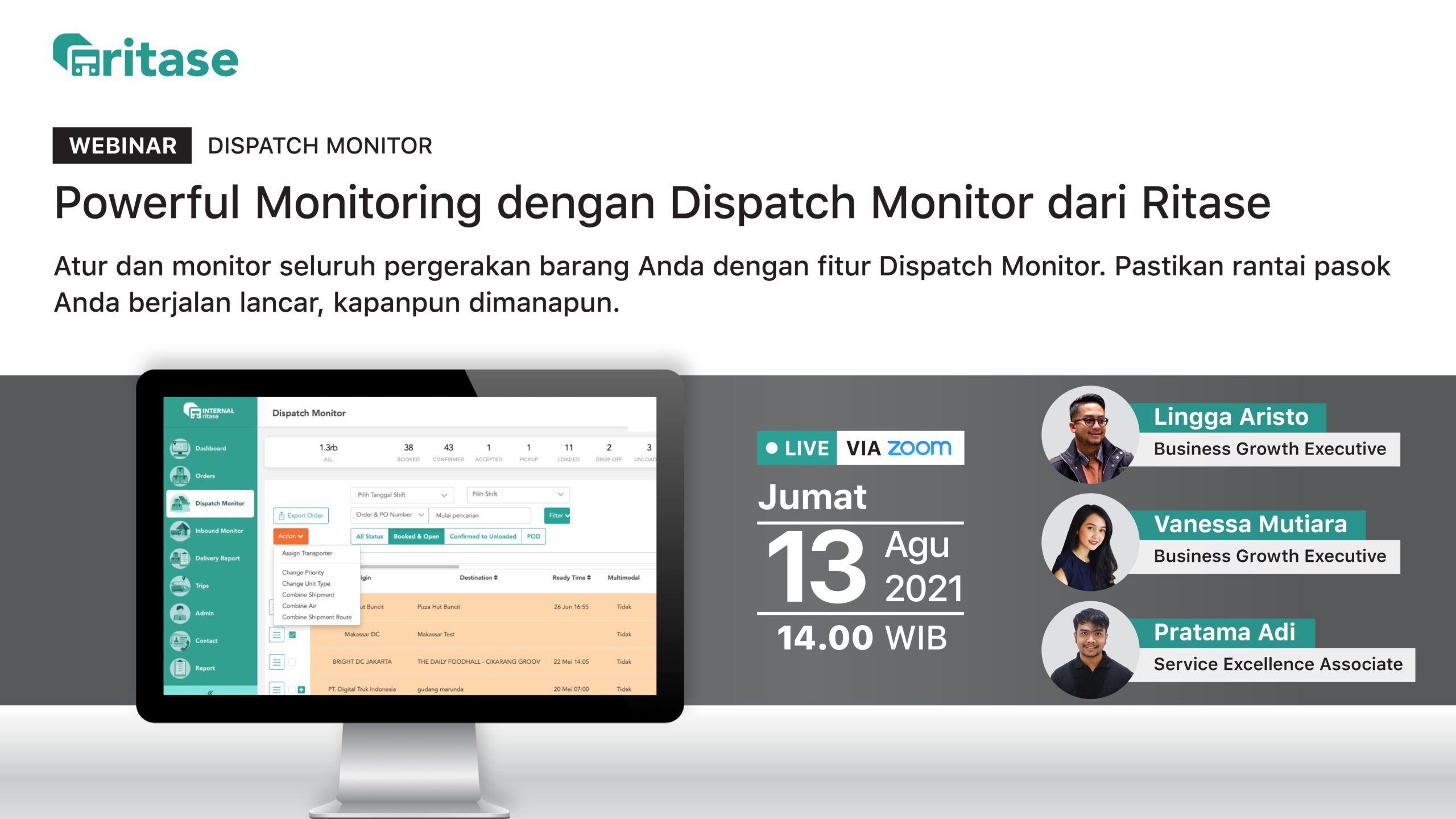 Powerful Monitoring with Dispatch Monitor from Ritase 